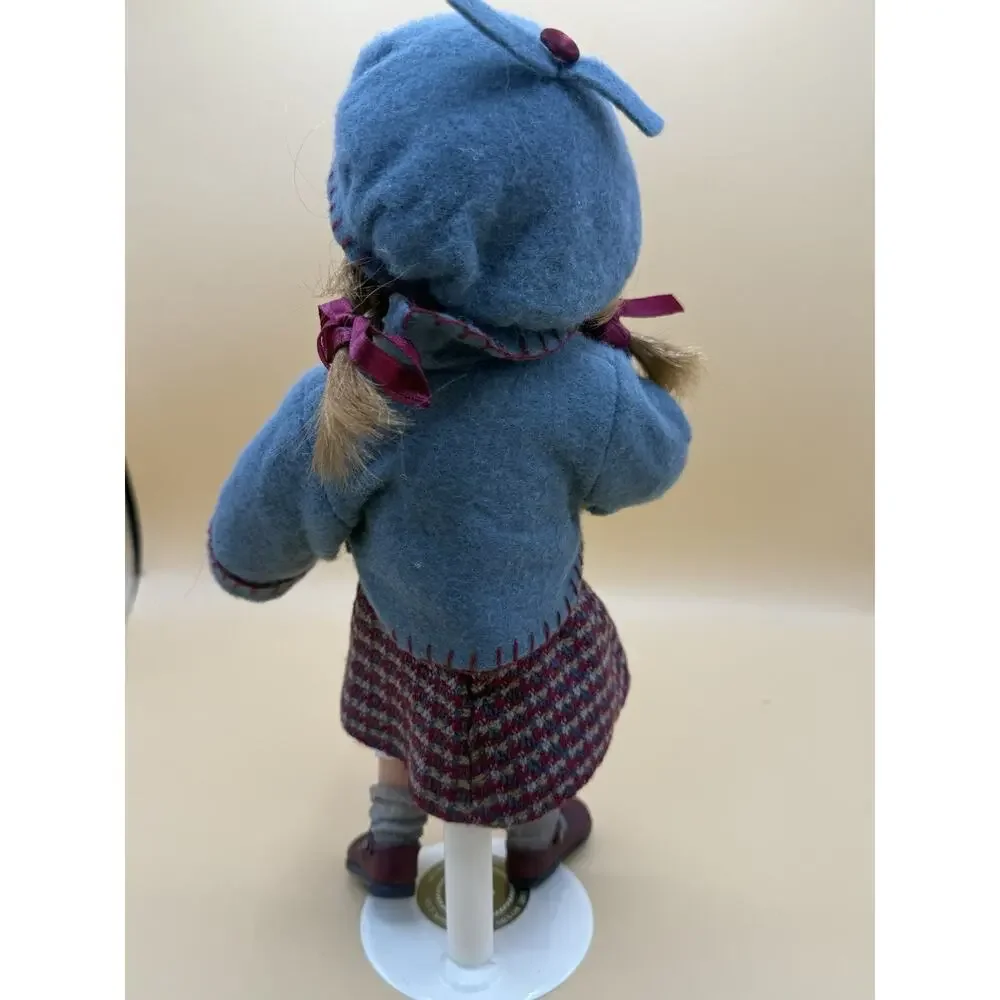 Boyds Bears & Friends Doll Blue Coat Hat Teddy Pocket 12” Collectible Doll